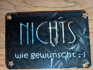 Geldgeschenk - nichts gewünscht