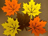 Dessous de verre feuille d'érable - collection Halloween — photo 2