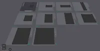 Couvercles plats Gridfinity, différentes tailles — photo 2