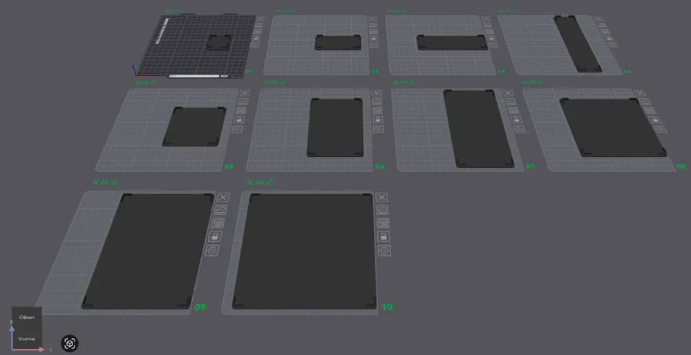 flat gridfinity lids different sizes - Free 3D Print Model - MakerWorld