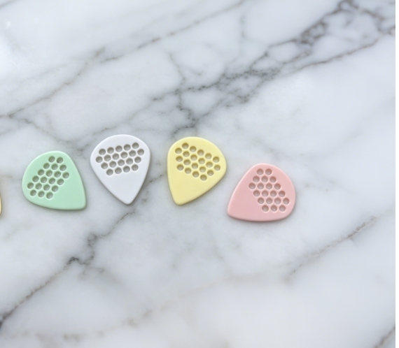 Miniatura 4 do modelo 3D HexPick Guitar pick