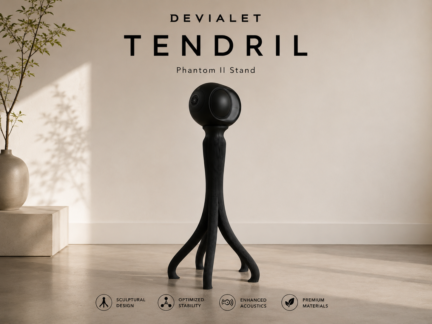 TENDRIL  Stand for Devialet Phantom II