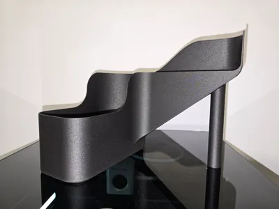PoopChute for Bambu P1S - smaller back footprint