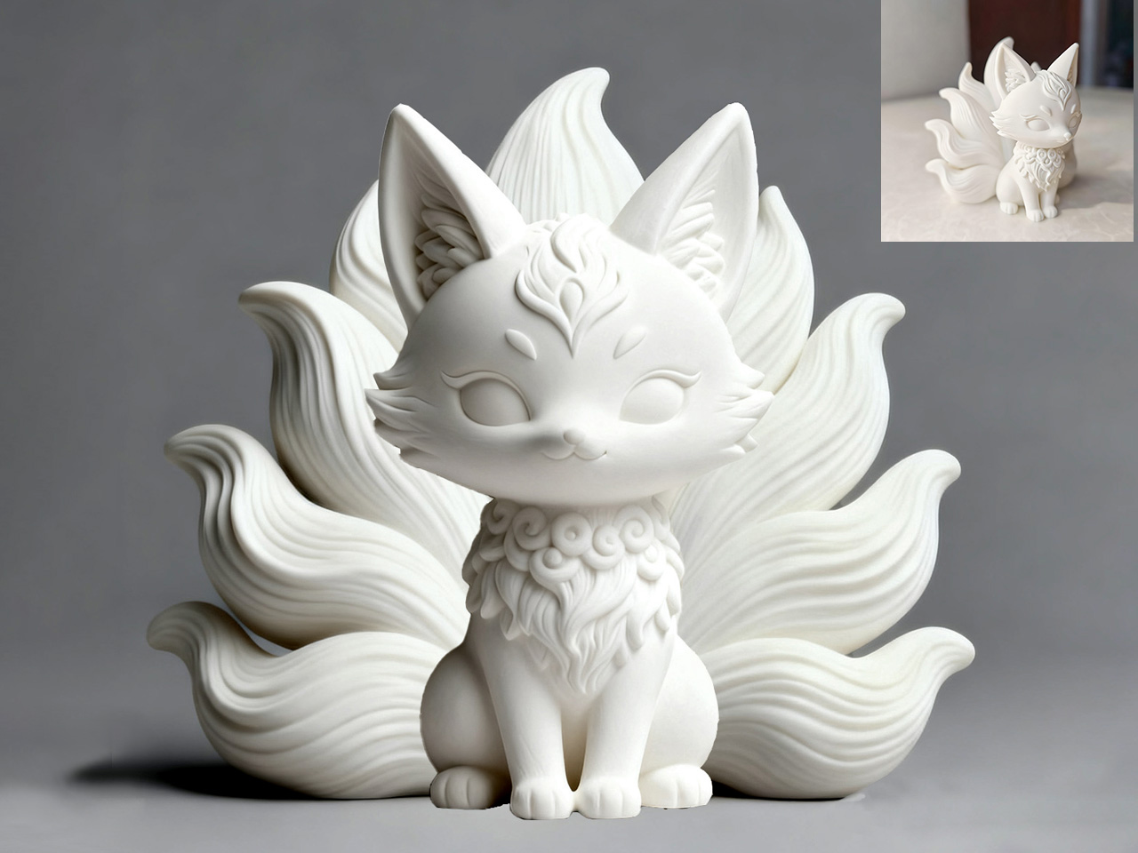 九尾狐3d print model download - MakerWorld