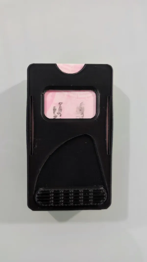 Porte-cartes avec compartiment pièces et billets
