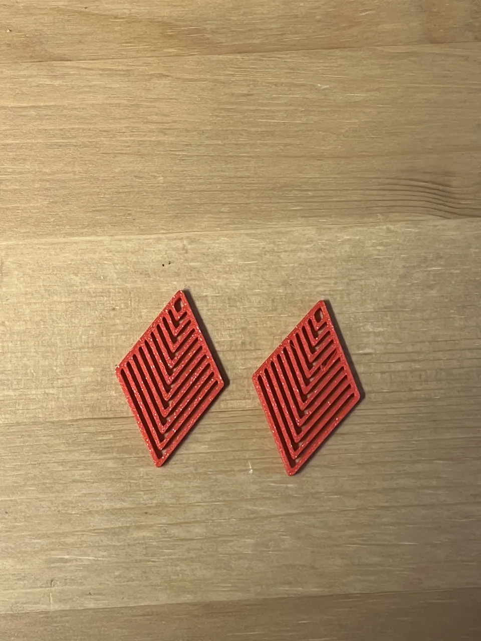 diamond earrings view 2