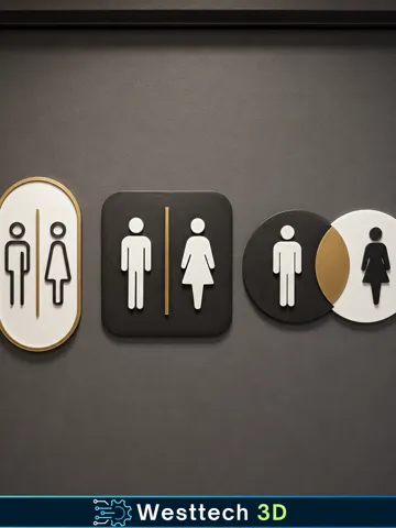 Modelo para impresión 3D: Toilette & Badezimmer — vista de referencia 2