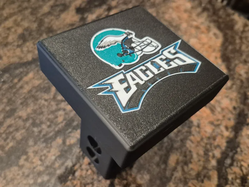 Philadelphia Eagles Trailer hitch cover