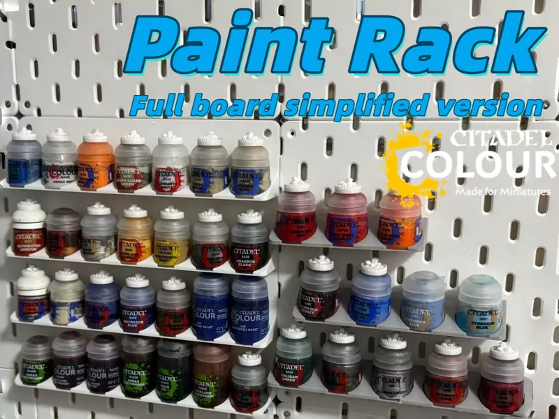 Paint rack for Citadel simplified version