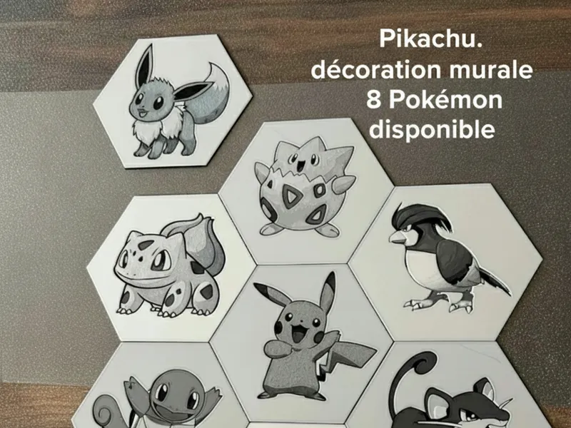 Puzzle mural Pokémon - Pikachu