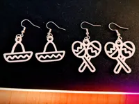 Boucles d'oreille Cinco de Mayo — photo 1