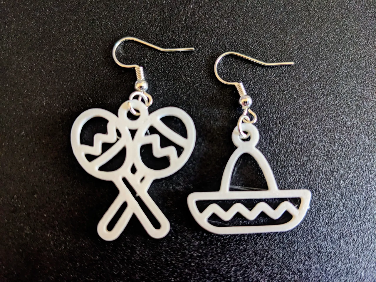 Cinco de Mayo earrings view 2
