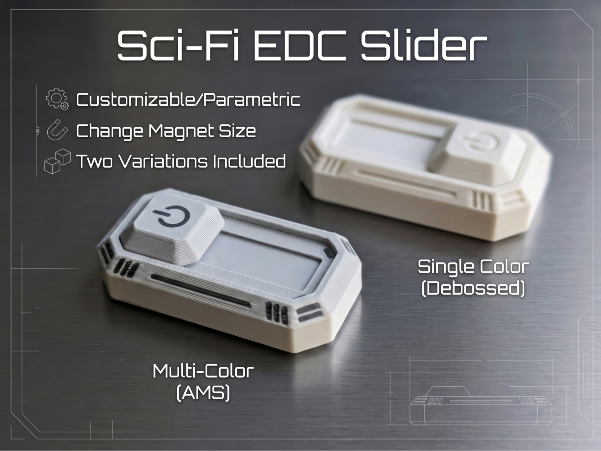 Sci-Fi EDC Slider