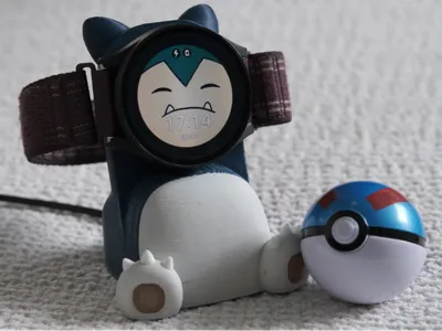 Pokemon Snorlax Samsung Galaxy Watch 4 Stand