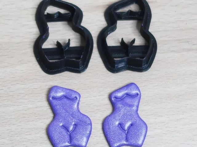 Emporte-pièces Boucles d'oreilles Corp de Femme