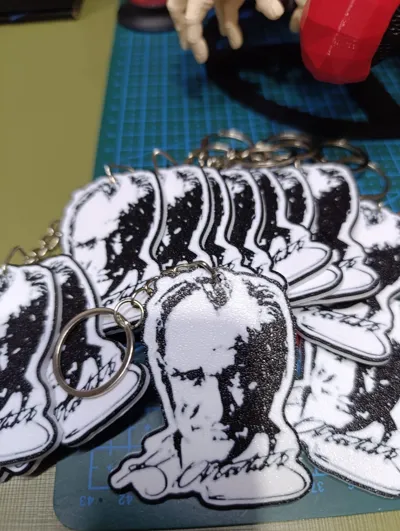 Decorative Ataturk Silhouette Keychain Special Design Collection Ornament