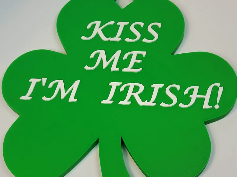 Kiss Me Shamrock with Editable Text