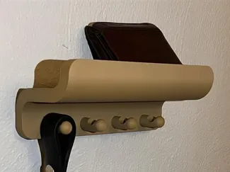 Wallet Shelf + Key Hook
