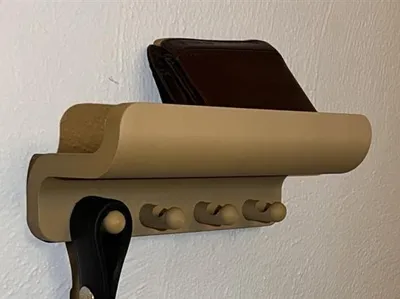 Wallet Shelf + Key Hook