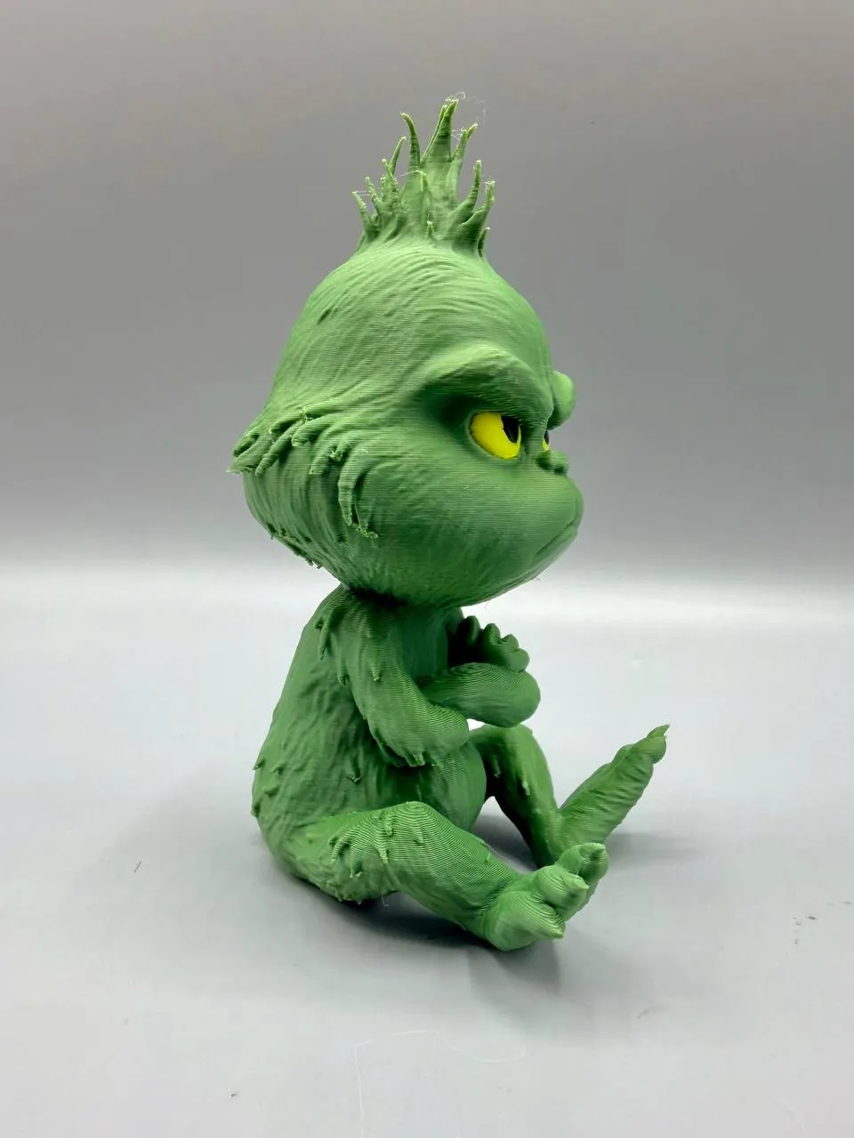 Grumpy Grinch - Free 3D Print Model - MakerWorld