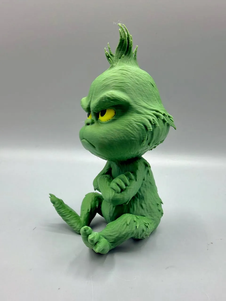 Grumpy Grinch - Free 3D Print Model - MakerWorld