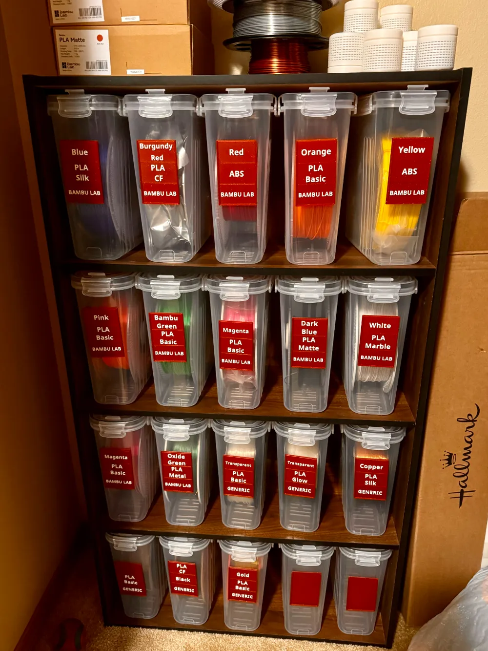 Filament Tag Storage System - Free 3D Print Model - MakerWorld