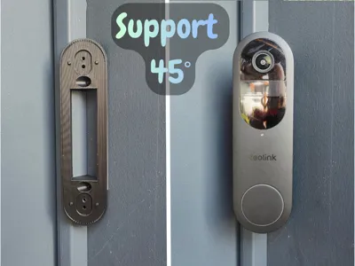 Support d'Angle 45° pour Sonnette Reolink Batterie