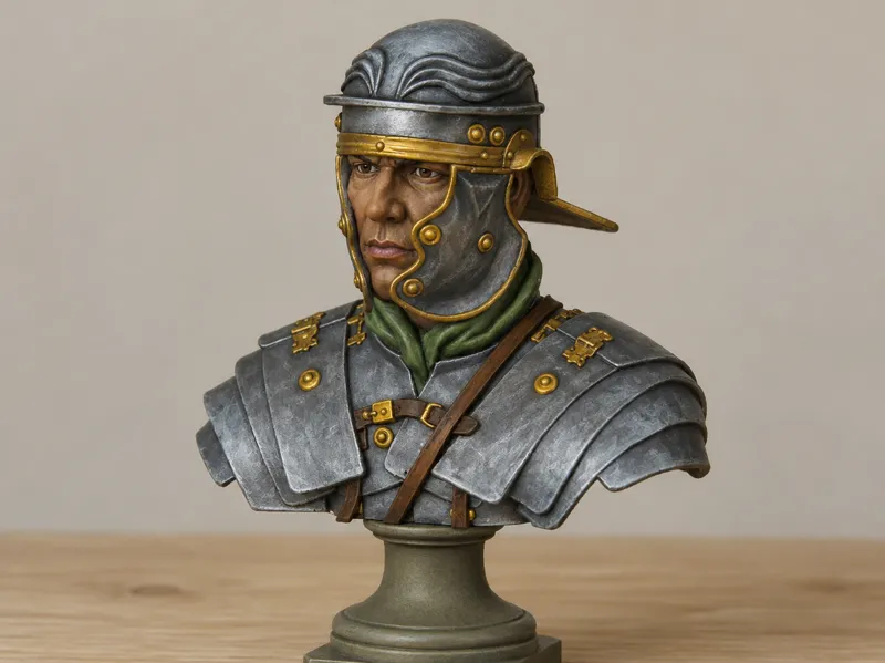Busto legionario romano