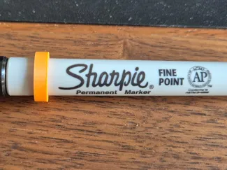 Sharpie color marker ring