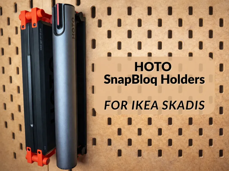 HOTO SnapBloq Holders for IKEA SKADIS