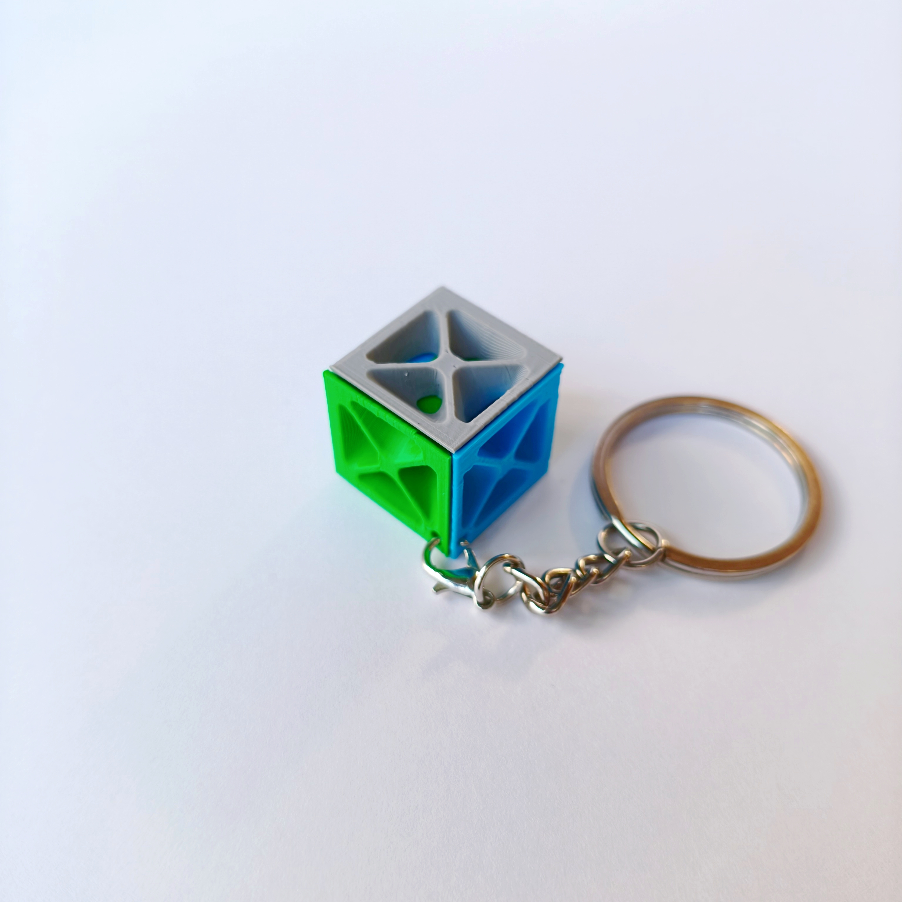Miniatura 2 do modelo 3D 滑道魔方-3滑块鲁班锁