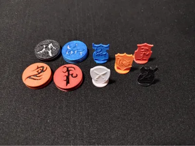 Tyrants of underdark stl tokens 