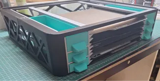 Python Untergestell +Druckplattenhalter,Schubladen
