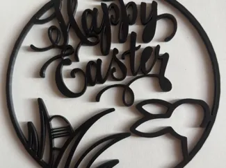 Happy Easter Fensterbild
