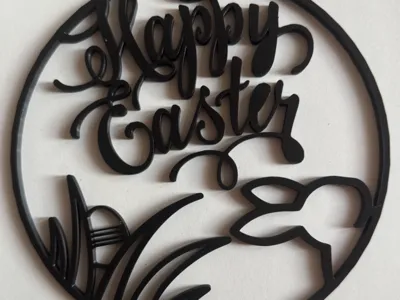 Happy Easter Fensterbild