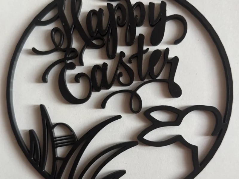 Happy Easter Fensterbild