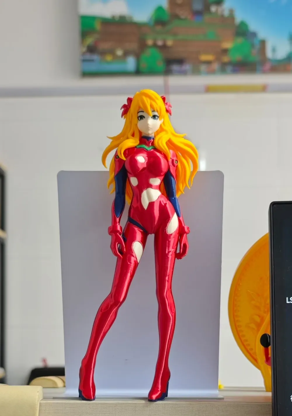 EVA Neon Genesis Evangelion Asuka Multi-color Multi-part Print - Free ...