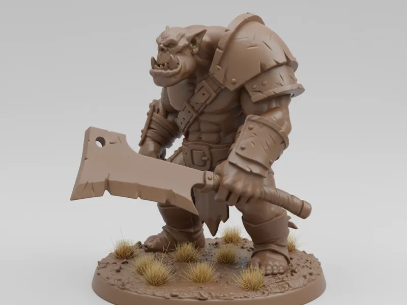 Orc Brute - Defending Pose