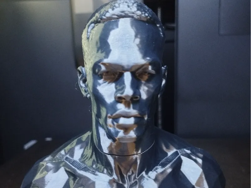 BUST Israel Adesanya MODERN ART - LOW POLY TRIBUTE