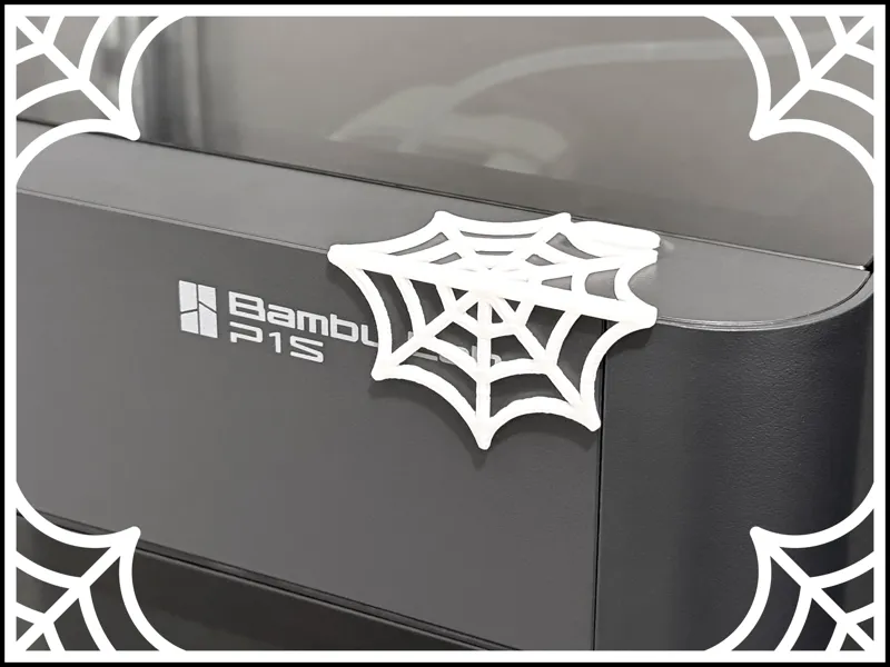 Spider Web Halloween Decoration for P1P P1S X1C