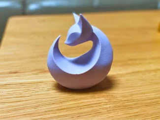 简约艺术模型 回望小狐狸摆件