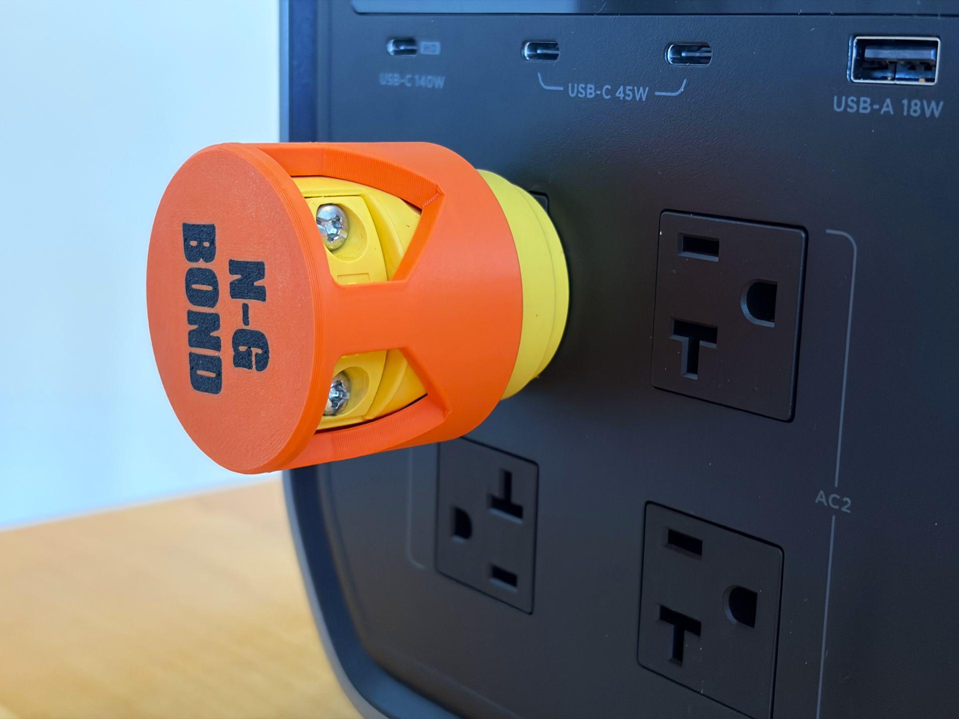 Neutral-Ground bonding Plug add-on Cover (N-G Cap)
