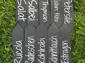 Kräuter/Gemüse Labels ohne AMS – minimal
