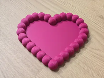 Bandeja organizadora: Beaded Funky Heart Tray — vista de referencia 4
