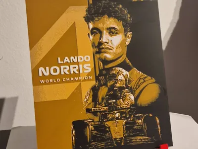 McLaren - Lando Norris F1 Champion Portrait
