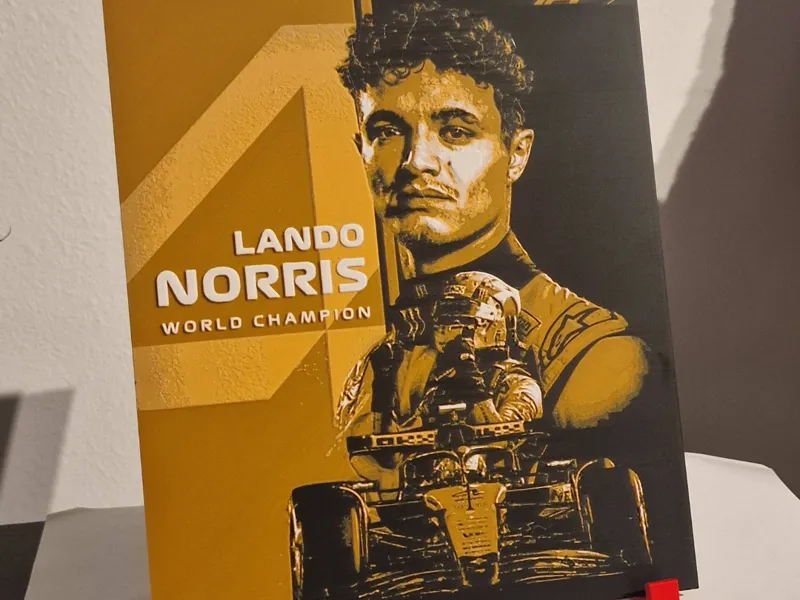 McLaren - Lando Norris F1 Champion Portrait