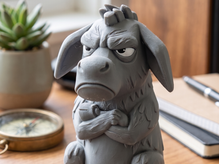 Grumpy Donkey - The No-Nonsense Desk Buddy