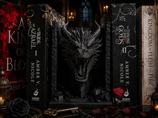 Dragon’s Lair Book Nook – Dark Fantasy Dragon