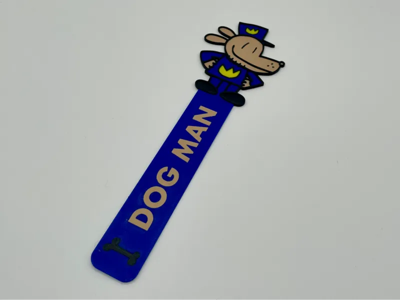 Dog Man Bookmark