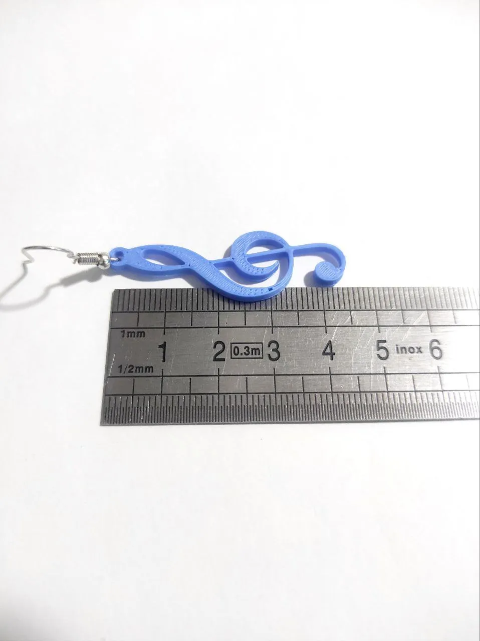 Treble Clef Harmony Earrings view 2